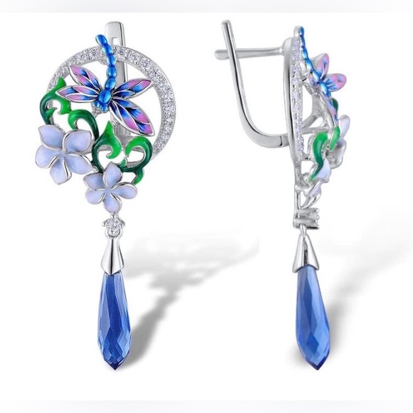 Dragonfly Garden Enamel Set - Picture 7 of 10